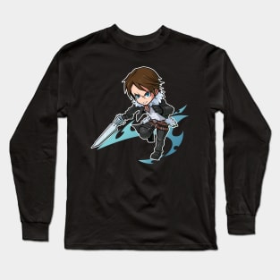 Squall Leonhart Chibi FF8 Fanart Long Sleeve T-Shirt